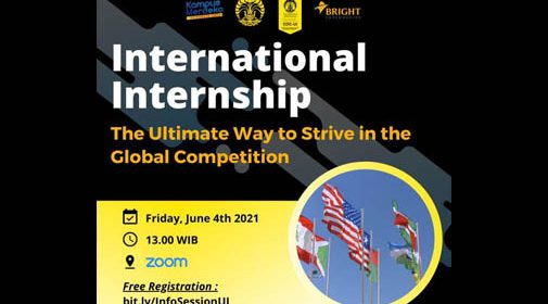Webinar Bright Internship x CDC UI “International Internship: The Ultimate Way to Strive in the Global Competition”