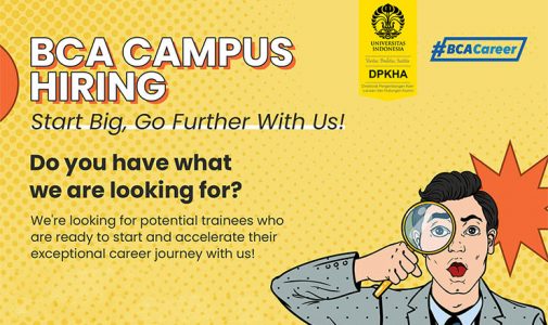 BCA CAMPUS HIRING: START BIG, GO FURTHER WITH US